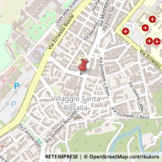Mappa Via Filippo Marini,  8, 90128 Palermo, Palermo (Sicilia)