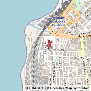 Mappa Via pacinotti 58, 89129 Reggio di Calabria, Reggio di Calabria (Calabria)