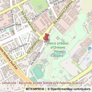 Mappa Via Altofonte, 2, 90129 Palermo, Palermo (Sicilia)