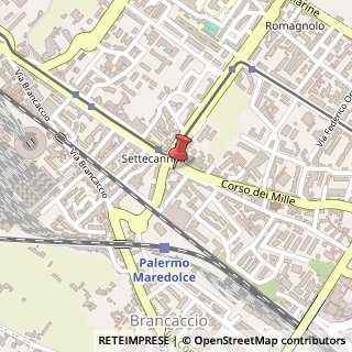 Mappa Via Andrea Ponti, 34, 90123 Palermo, Palermo (Sicilia)