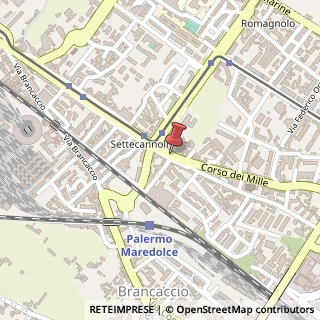 Mappa Corso dei Mille, 630, 90123 Palermo, Palermo (Sicilia)