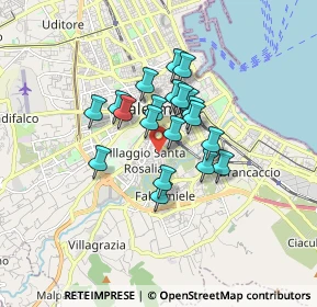 Mappa Via Roberto Indovina, 90127 Palermo PA, Italia (1.3055)
