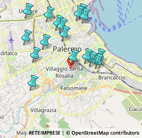 Mappa Via Roberto Indovina, 90127 Palermo PA, Italia (2.26765)