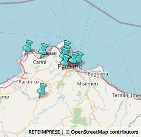 Mappa Via Roberto Indovina, 90127 Palermo PA, Italia (16.77636)