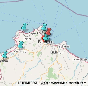 Mappa Via Palmerino, 90128 Palermo PA, Italia (39.90286)