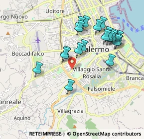 Mappa Via Palmerino, 90128 Palermo PA, Italia (2.146)