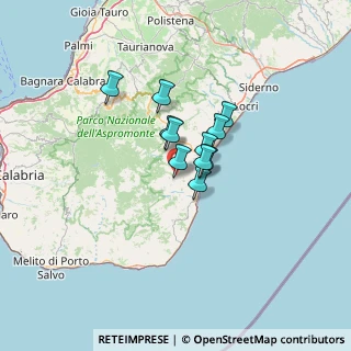Mappa Via Biasi, 89030 Casignana RC, Italia (8.54545)