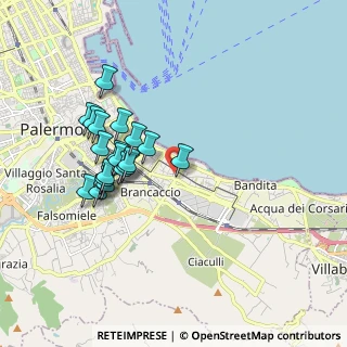 Mappa Via Enrico Hassan, 90123 Palermo PA, Italia (1.9085)
