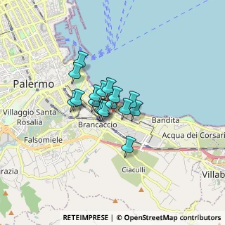 Mappa Via Enrico Hassan, 90123 Palermo PA, Italia (1.0329411764706)
