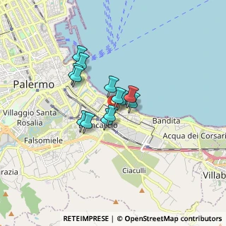 Mappa Via Enrico Hassan, 90123 Palermo PA, Italia (1.2130769230769)