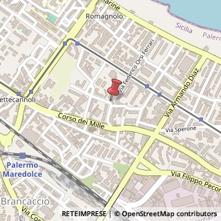 Mappa Via Luigi Galvani, 16, 90123 Palermo, Palermo (Sicilia)