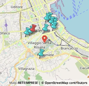 Mappa Via Giovanbattista Ughetti, 90127 Palermo PA, Italia (1.65636)