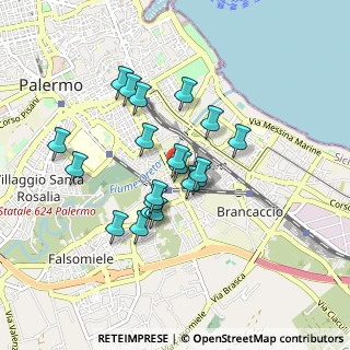 Mappa Largo Ercole Pietro, 90124 Palermo PA, Italia (0.808)