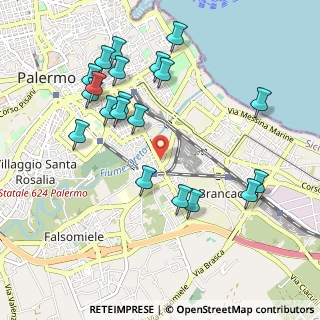 Mappa Largo Ercole Pietro, 90124 Palermo PA, Italia (1.2015)