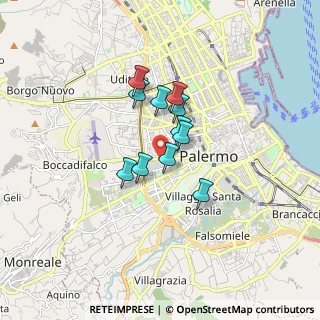 Mappa Pitre' - Camarda, 90135 Palermo PA, Italia (1.23909)