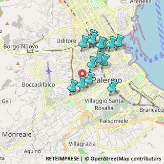 Mappa Pitre' - Camarda, 90135 Palermo PA, Italia (1.61)