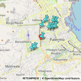 Mappa Viale regione siciliana 751 n.o, 90135 Palermo PA, Italia (1.71273)