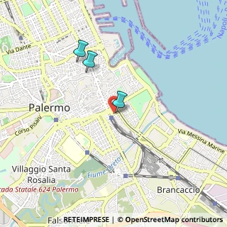 Mappa Via P. Balsamo, 90123 Palermo PA, Italia (0.79333)