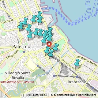 Mappa Via P. Balsamo, 90123 Palermo PA, Italia (0.94)