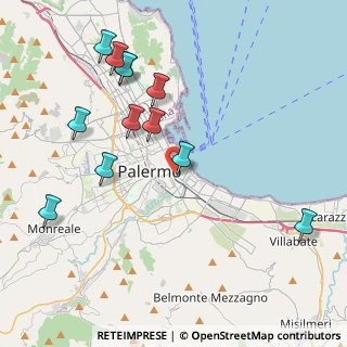 Mappa Via P. Balsamo, 90123 Palermo PA, Italia (5.02583)