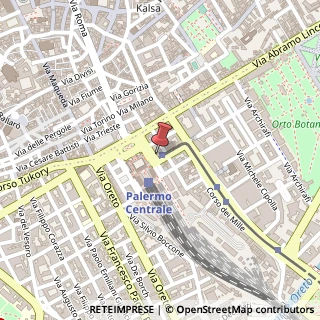 Mappa Via Paolo Balsamo, 31, 90123 Palermo, Palermo (Sicilia)