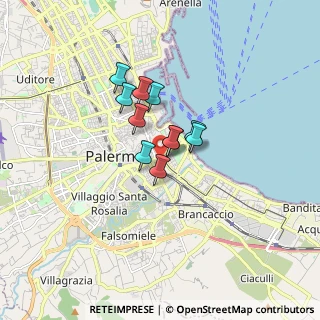 Mappa Via P. Balsamo, 90123 Palermo PA, Italia (1.11818)