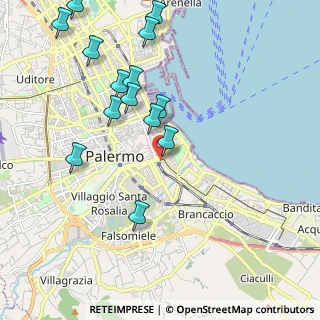 Mappa Via P. Balsamo, 90123 Palermo PA, Italia (2.52786)