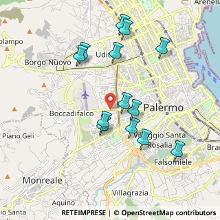 Mappa Via Aurelio F. di Bella, 90135 Palermo PA, Italia (2.10846)
