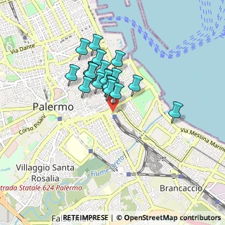 Mappa Stazione Centrale Palermo, 90123 Palermo PA, Italia (0.713)