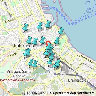 Mappa Stazione Centrale Palermo, 90123 Palermo PA, Italia (0.872)
