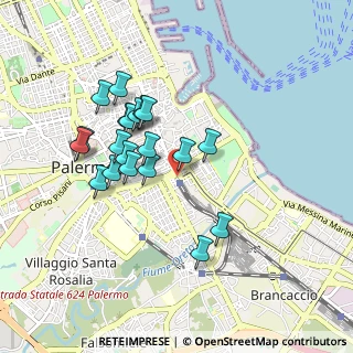 Mappa Stazione Centrale Palermo, 90123 Palermo PA, Italia (0.8975)
