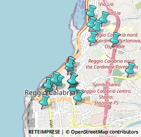 Mappa Via Giulia, 89125 Reggio di Calabria RC, Italia (1.03944)