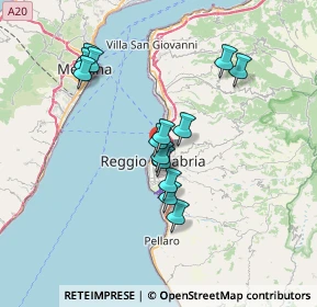 Mappa Via Giulia, 89125 Reggio di Calabria RC, Italia (6.88286)