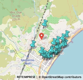 Mappa Via Superiore al Castello, 17028 Spotorno SV, Italia (0.4515)