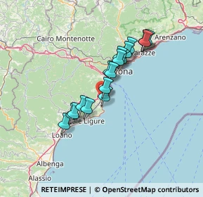 Mappa Via Superiore al Castello, 17028 Spotorno SV, Italia (11.09647)