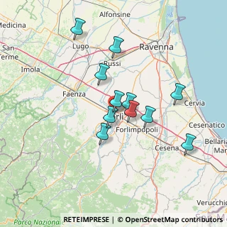 Mappa Via Pelacano, 47122 Forlì FC, Italia (12.00091)