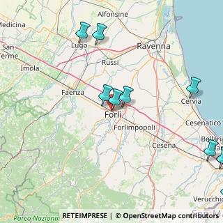 Mappa Via Pelacano, 47122 Forlì FC, Italia (36.02867)