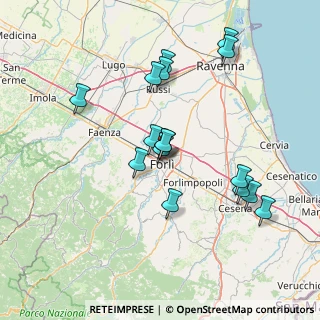 Mappa Via Pelacano, 47122 Forlì FC, Italia (14.3875)