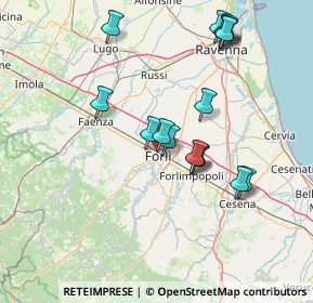 Mappa Via Pelacano, 47122 Forlì FC, Italia (14.89563)