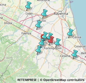 Mappa Via Pelacano, 47122 Forlì FC, Italia (12.00091)