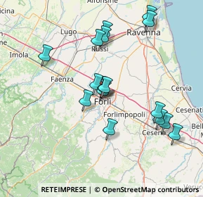 Mappa Via Pelacano, 47122 Forlì FC, Italia (14.3875)