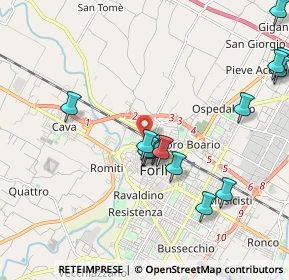 Mappa Via Pelacano, 47122 Forlì FC, Italia (2.27143)