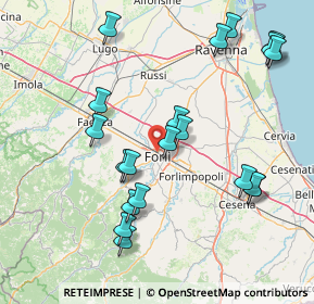 Mappa Via Pelacano, 47122 Forlì FC, Italia (17.335)