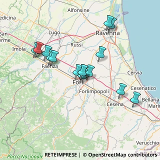 Mappa Via Monte Limar, 47122 Forlì FC, Italia (13.46867)