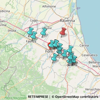 Mappa Via Monte Limar, 47122 Forlì FC, Italia (11.03875)