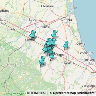Mappa Via Monte Limar, 47122 Forlì FC, Italia (7.36733)