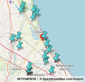 Mappa Via dei Cosmonauti, 48015 Cervia RA, Italia (9.872)