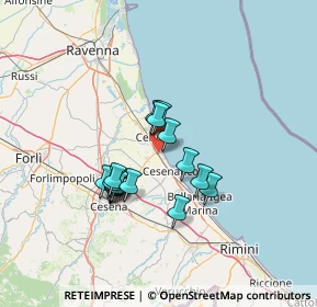 Mappa Via dei Cosmonauti, 48015 Cervia RA, Italia (10.63625)