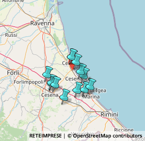 Mappa Via dei Cosmonauti, 48015 Cervia RA, Italia (9.45231)