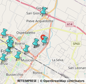 Mappa Via Augusto Righi, 47122 Forlì FC, Italia (2.57167)